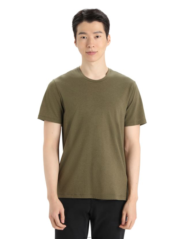 Icebreaker Men Merino Central Classic Short Sleeve T-ShirtLoden 80BXXP48 Clothing
