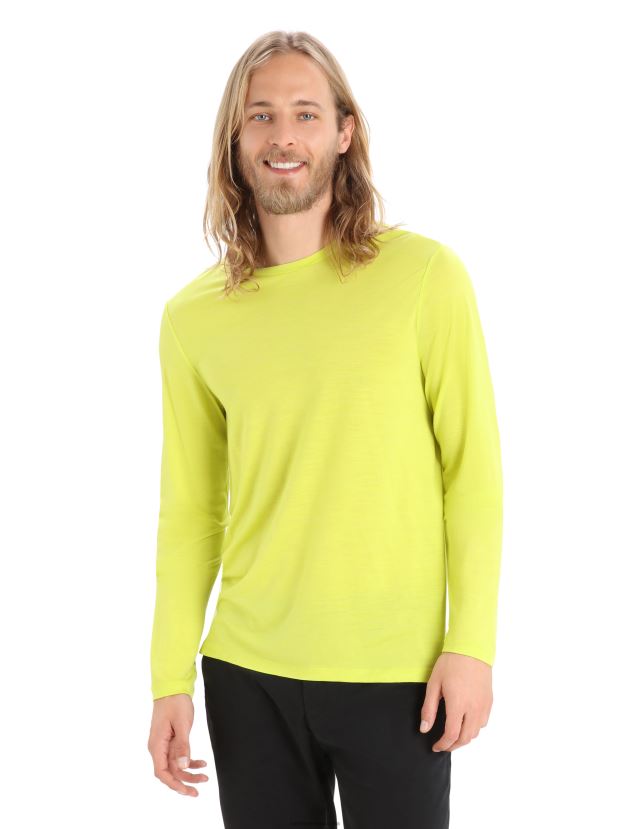 Icebreaker Men Merino Sphere II Long Sleeve T-ShirtShine 80BXXP442 Clothing