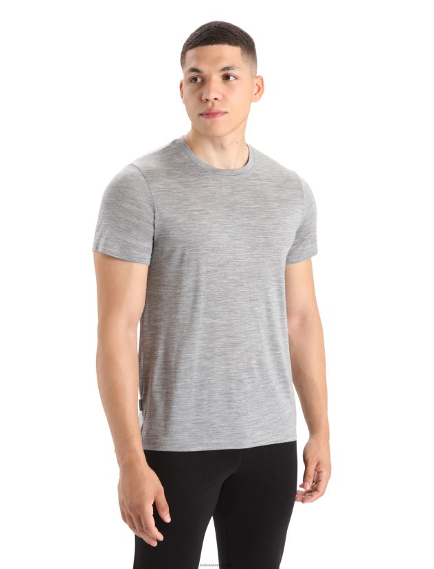 Icebreaker Men Merino Sphere II Short Sleeve T-ShirtMetro Heather 80BXXP4 Clothing