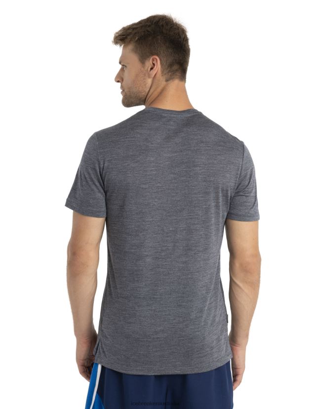 Icebreaker Men Merino Sphere II Short Sleeve T-ShirtMidnight Heather 80BXXP5 Clothing
