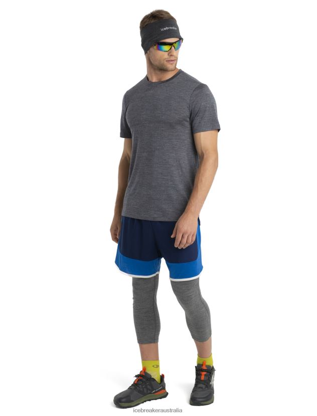 Icebreaker Men Merino Sphere II Short Sleeve T-ShirtMidnight Heather 80BXXP5 Clothing