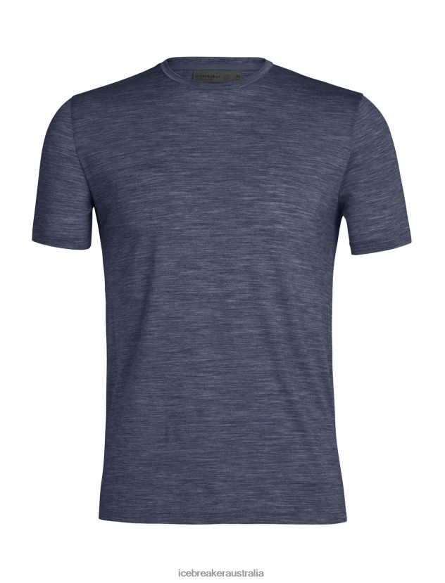 Icebreaker Men Merino Sphere II Short Sleeve T-ShirtMidnight Heather 80BXXP5 Clothing