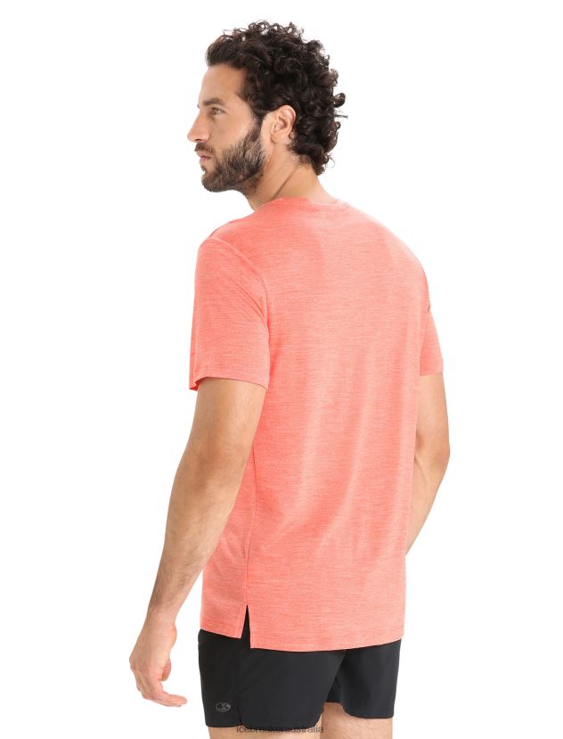 Icebreaker Men Merino Sphere II Short Sleeve T-ShirtVibrant Earth Heather 80BXXP8 Clothing