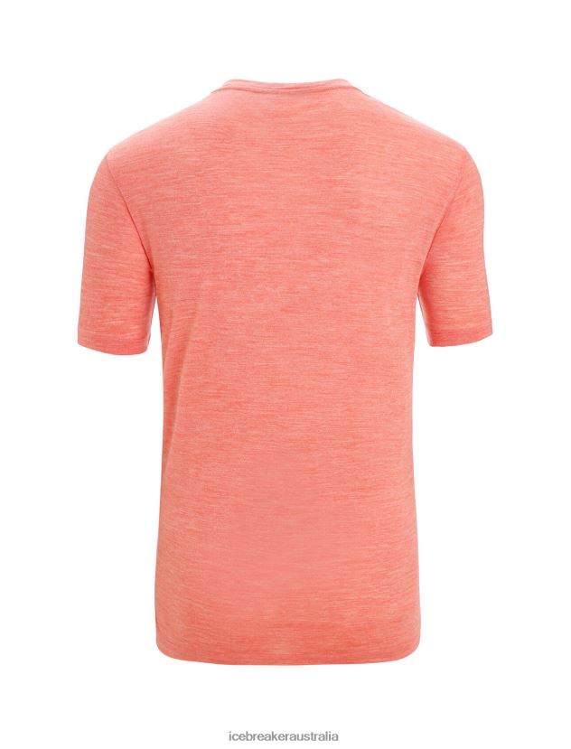 Icebreaker Men Merino Sphere II Short Sleeve T-ShirtVibrant Earth Heather 80BXXP8 Clothing