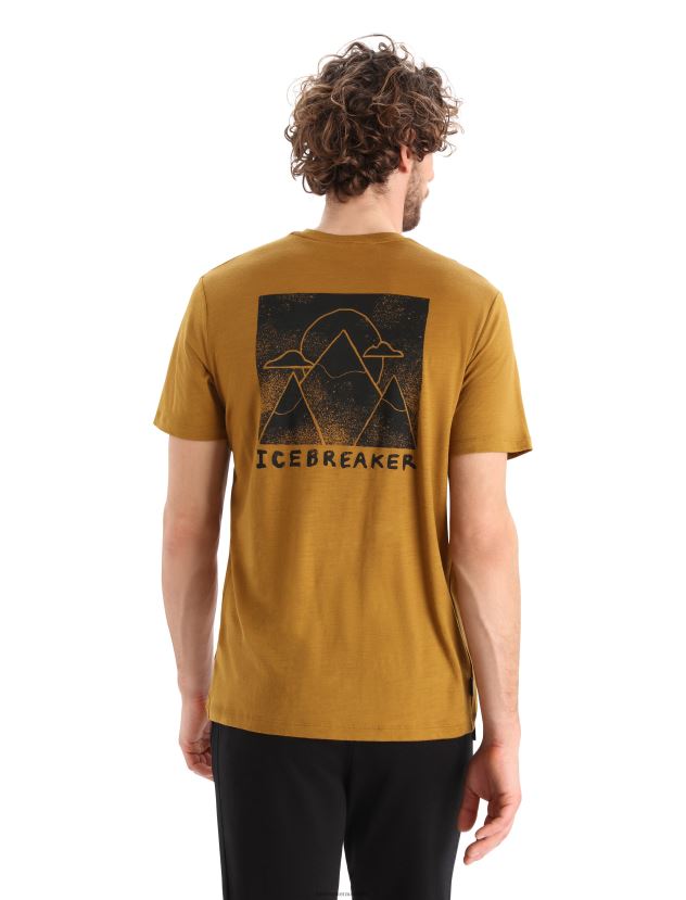 Icebreaker Men Merino Tech Lite II Short Sleeve T-Shirt Alp AscensionClove 80BXXP376 Clothing
