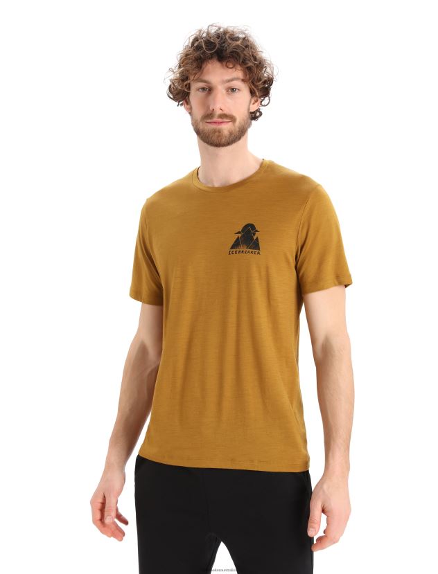 Icebreaker Men Merino Tech Lite II Short Sleeve T-Shirt Alp AscensionClove 80BXXP376 Clothing
