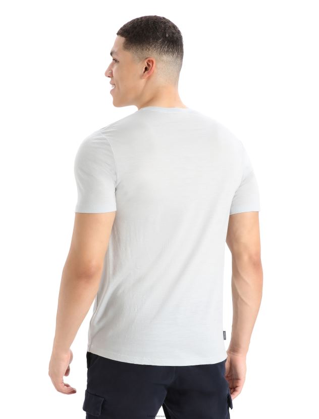 Icebreaker Men Merino Tech Lite II Short Sleeve T-Shirt Alps 3DEther 80BXXP432 Clothing