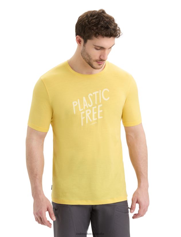 Icebreaker Men Merino Tech Lite II Short Sleeve T-Shirt NaturalSummer 80BXXP93 Clothing