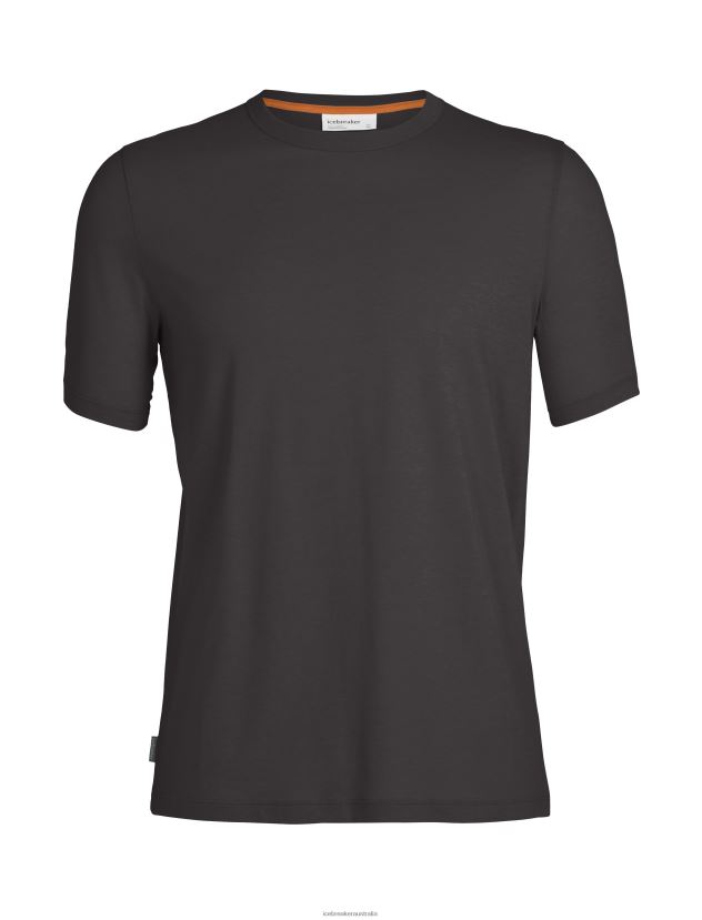 Icebreaker Men Tencel Cotton Short Sleeve T-ShirtMonsoon 80BXXP79 Clothing