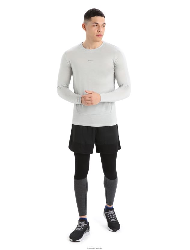 Icebreaker Men ZoneKnit Merino Long Sleeve T-ShirtEther 80BXXP438 Clothing
