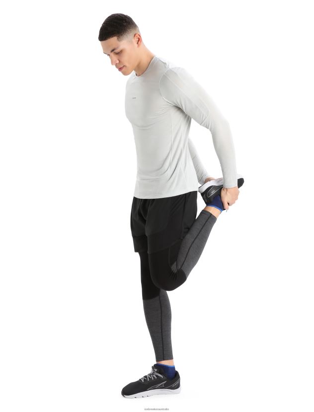 Icebreaker Men ZoneKnit Merino Long Sleeve T-ShirtEther 80BXXP438 Clothing