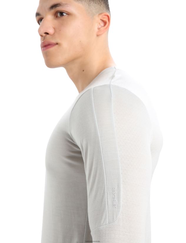 Icebreaker Men ZoneKnit Merino Long Sleeve T-ShirtEther 80BXXP438 Clothing