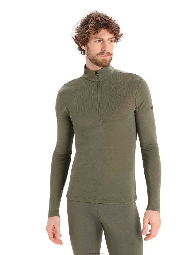 Icebreaker Men Merino 175 Everyday Long Sleeve Half Zip Thermal TopLoden 80BXXP144 Clothing