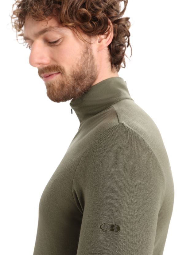 Icebreaker Men Merino 175 Everyday Long Sleeve Half Zip Thermal TopLoden 80BXXP144 Clothing