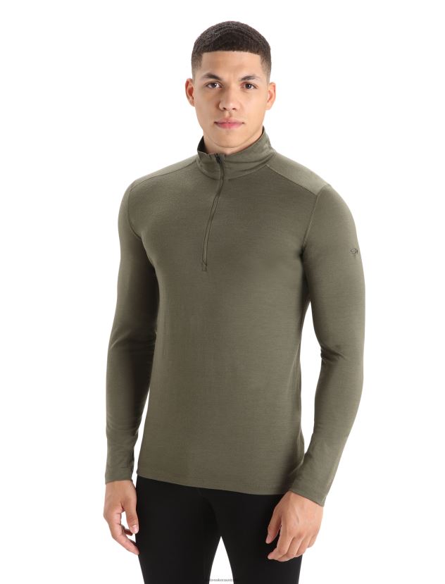 Icebreaker Men Merino 200 Oasis Long Sleeve Half Zip Thermal TopLoden 80BXXP152 Clothing
