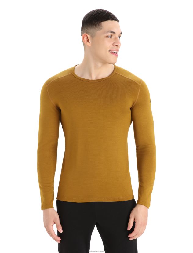 Icebreaker Men Merino 260 Tech Long Sleeve Crewe Thermal TopClove 80BXXP429 Clothing