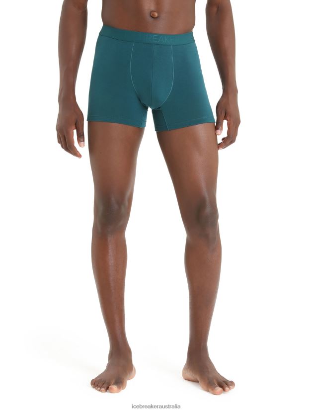 Icebreaker Men Cool-Lite Merino Anatomica BoxersGreen Glory 80BXXP104 Clothing