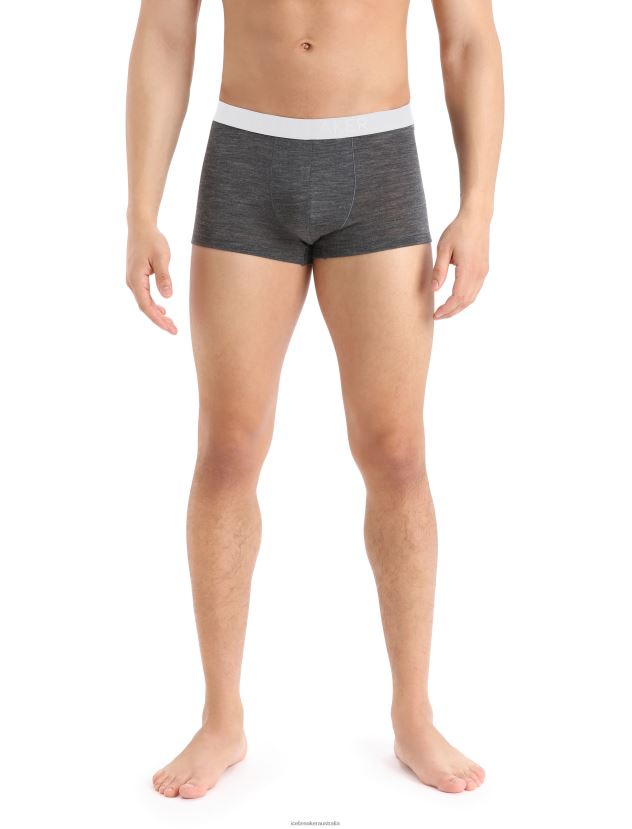 Icebreaker Men Cool-Lite Merino Anatomica TrunksMonsoon Heather 80BXXP116 Clothing