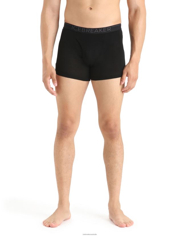 Icebreaker Men Merino 175 Everyday Thermal Boxers With FlyBlack 80BXXP122 Clothing