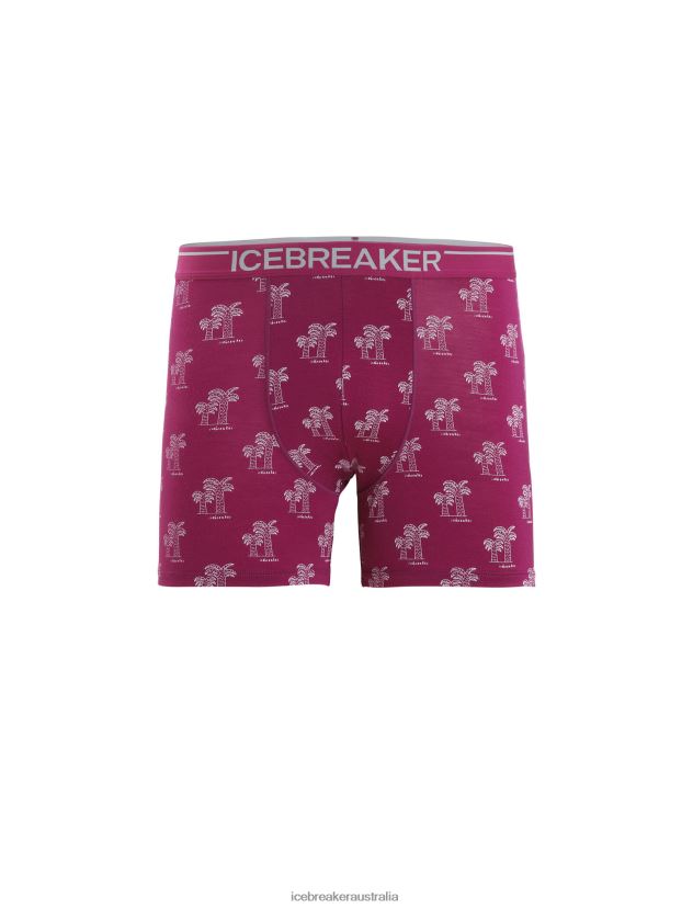 Icebreaker Men Merino Anatomica BoxersGo Berry 80BXXP113 Clothing
