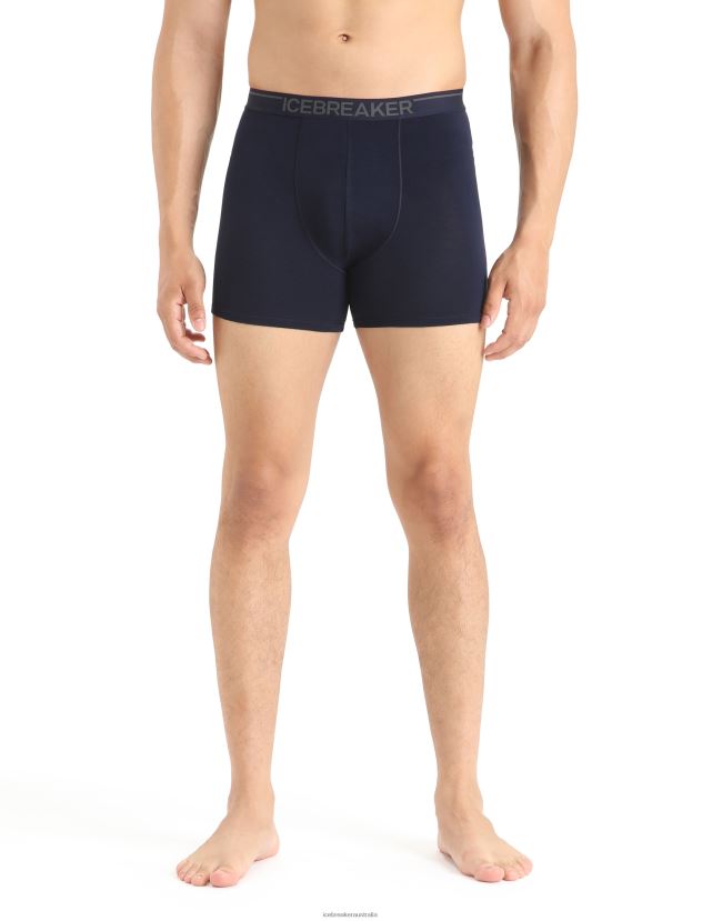 Icebreaker Men Merino Anatomica BoxersMidnight Navy 80BXXP108 Clothing