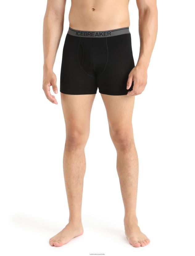 Icebreaker Men Merino Anatomica Boxers With FlyBlack 80BXXP94 Clothing