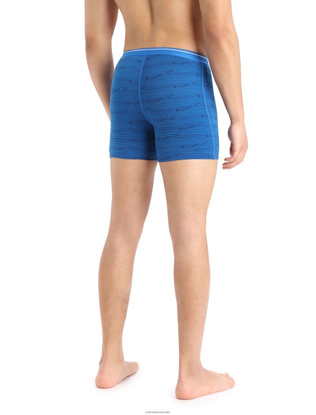 Icebreaker Men Merino Anatomica Boxers With FlyLazurite/Midnight Navy 80BXXP99 Clothing