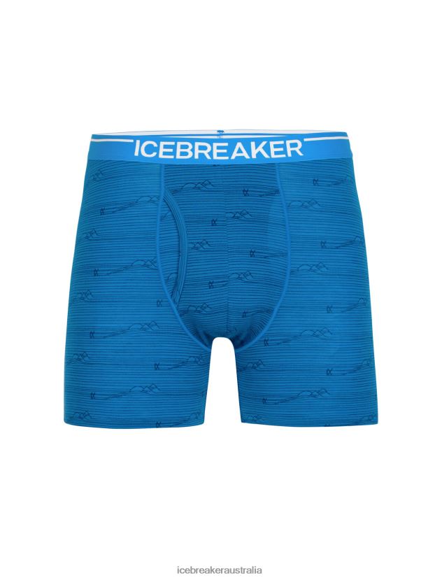 Icebreaker Men Merino Anatomica Boxers With FlyLazurite/Midnight Navy 80BXXP99 Clothing