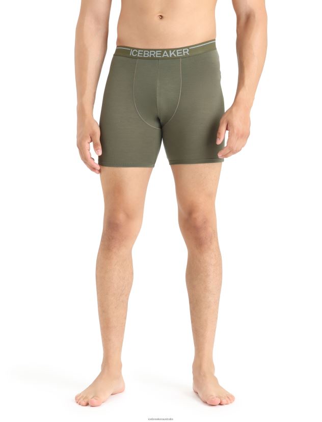 Icebreaker Men Merino Anatomica Long BoxersLoden 80BXXP132 Clothing