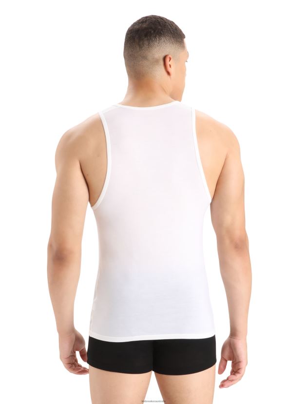 Icebreaker Men Merino Anatomica Tank TopSnow 80BXXP126 Clothing