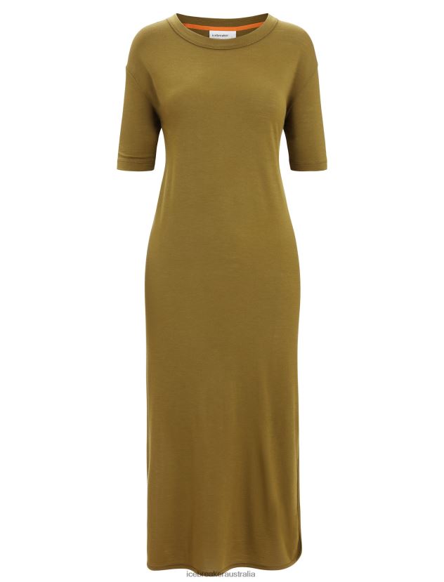 Icebreaker Women Merino Granary DressAlgae 80BXXP726 Clothing