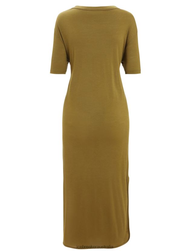 Icebreaker Women Merino Granary DressAlgae 80BXXP726 Clothing