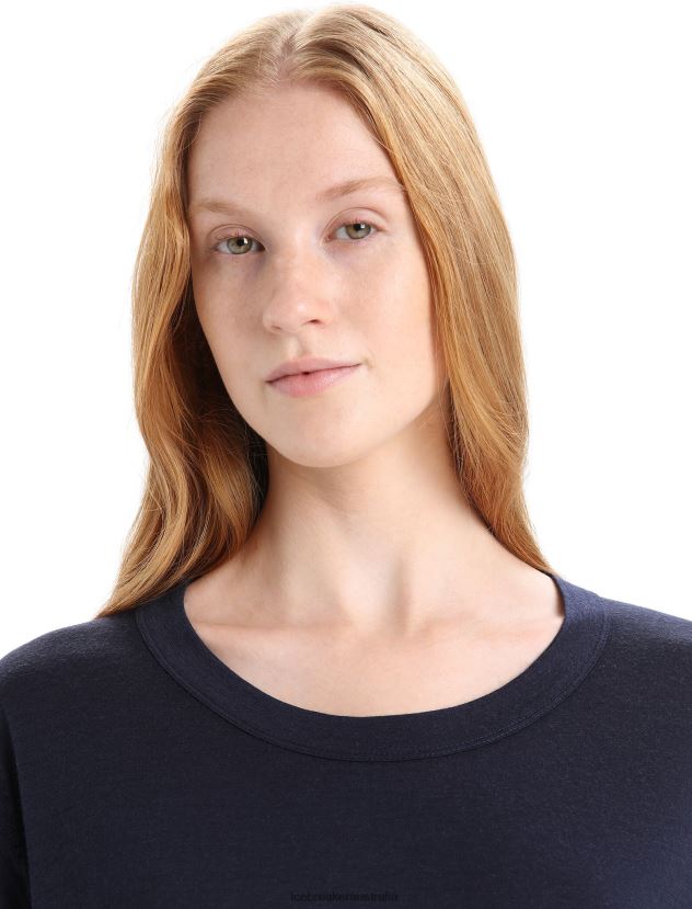 Icebreaker Women Merino Granary DressMidnight Navy 80BXXP727 Clothing