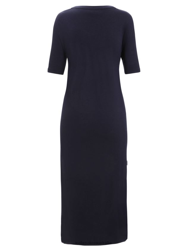 Icebreaker Women Merino Granary DressMidnight Navy 80BXXP727 Clothing
