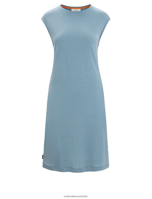 Icebreaker Women Merino Granary Sleeveless DressAstral Blue 80BXXP728 Clothing