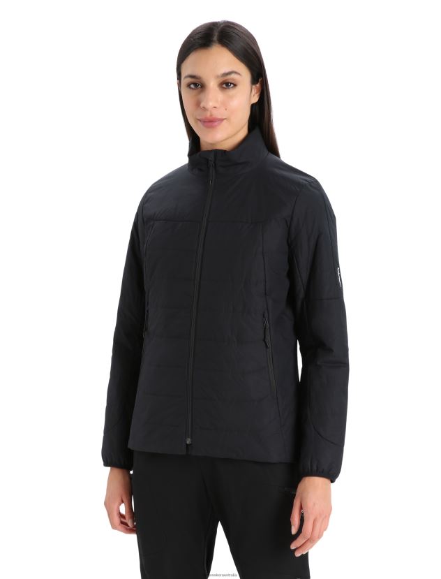 Icebreaker Women MerinoLoft JacketBlack 80BXXP687 Clothing