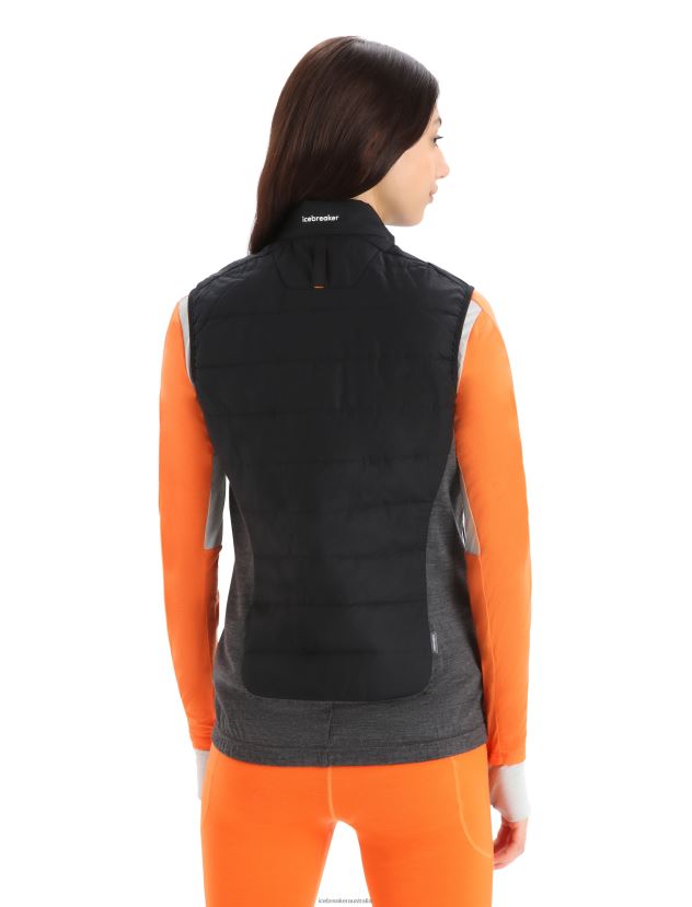 Icebreaker Women MerinoLoft VestBlack/Jet Heather 80BXXP681 Clothing