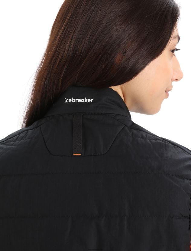 Icebreaker Women MerinoLoft VestBlack/Jet Heather 80BXXP681 Clothing