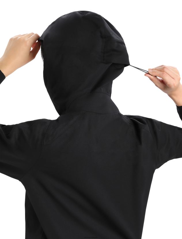 Icebreaker Women Shell+ Merino Hooded JacketBlack 80BXXP827 Clothing