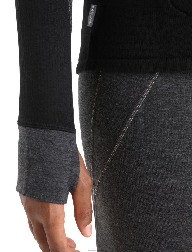 Icebreaker Women ZoneKnit Merino Insulated VestBlack 80BXXP684 Clothing