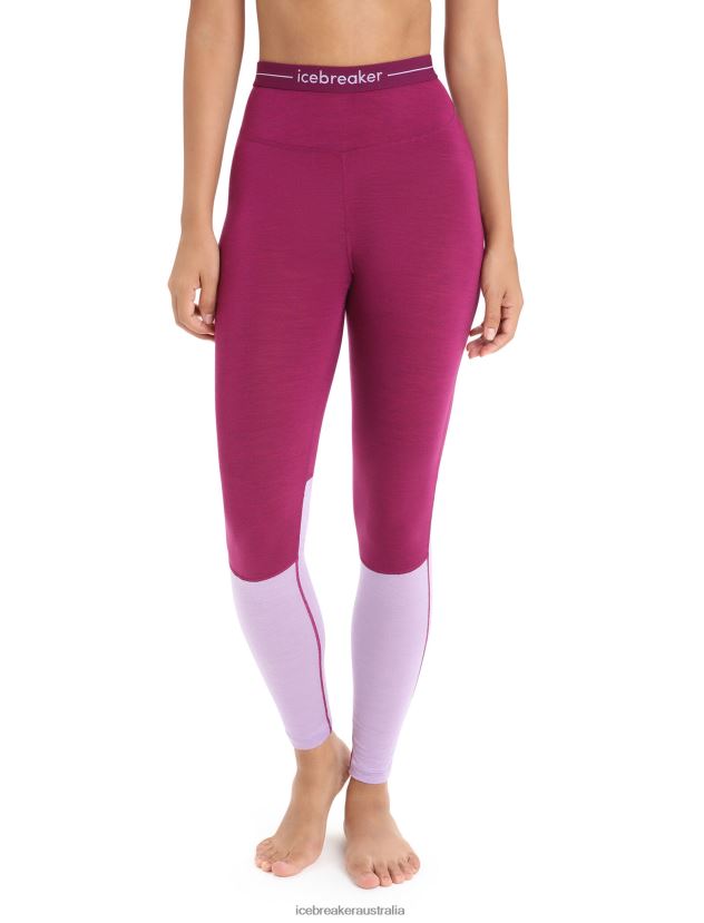 Icebreaker Women 125 ZoneKnit Merino Thermal LeggingsGo Berry/Purple Gaze 80BXXP593 Clothing