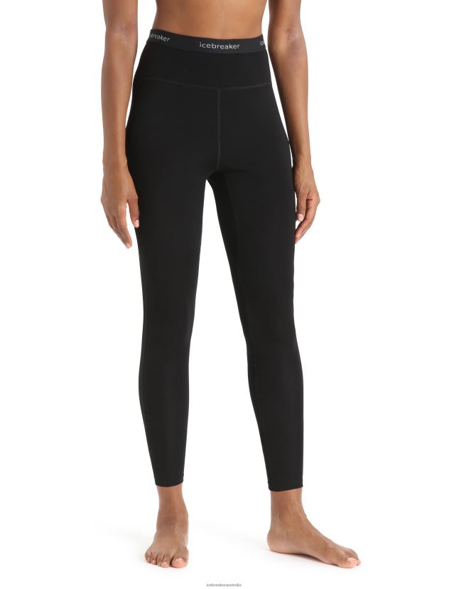 Icebreaker Women 300 MerinoFine Thermal LeggingsBlack 80BXXP595 Clothing