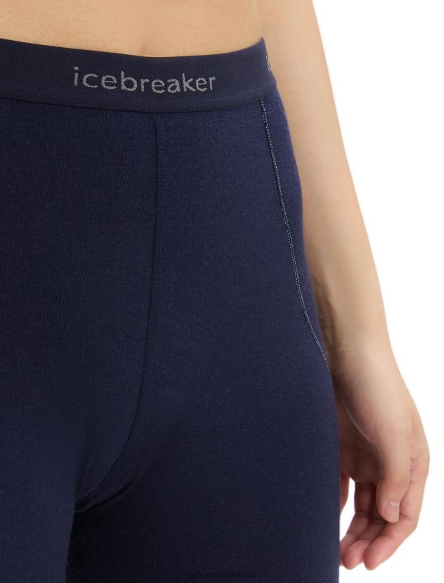 Icebreaker Women BodyfitZone Merino 260 Zone Thermal LeggingsMidnight Navy/Royal Navy 80BXXP864 Clothing