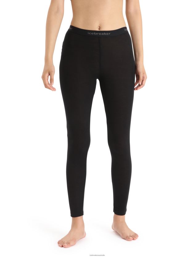 Icebreaker Women Merino 175 Everyday Thermal LeggingsBlack 80BXXP576 Clothing
