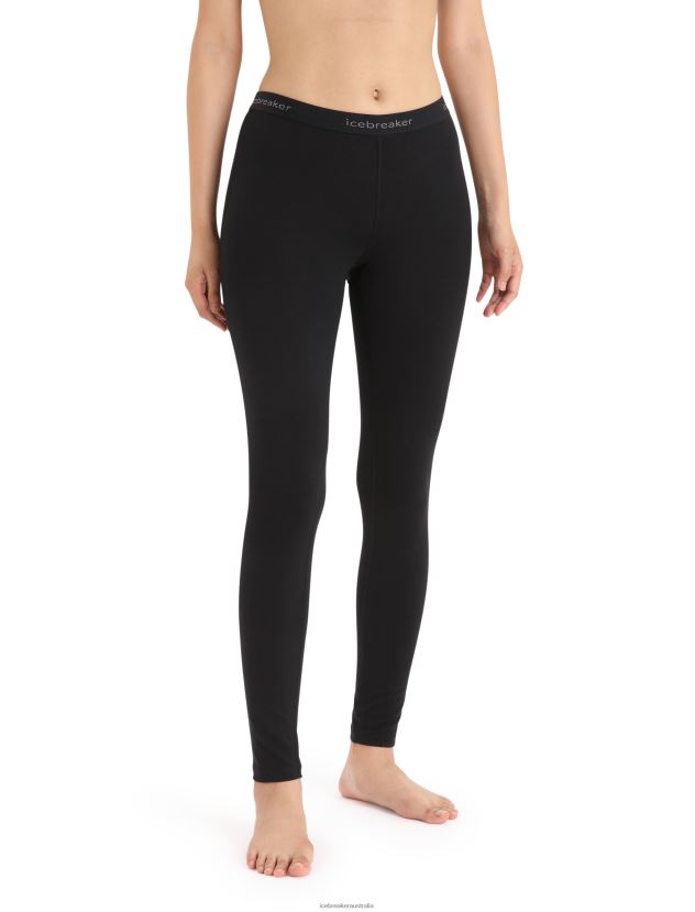 Icebreaker Women Merino 200 Oasis Thermal LeggingsBlack 80BXXP565 Clothing