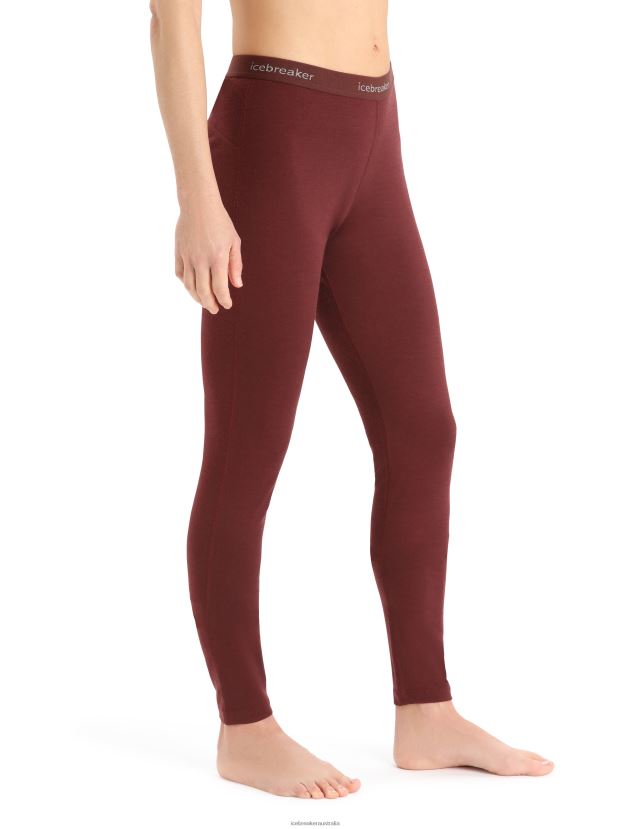 Icebreaker Women Merino 200 Oasis Thermal LeggingsEspresso 80BXXP910 Clothing