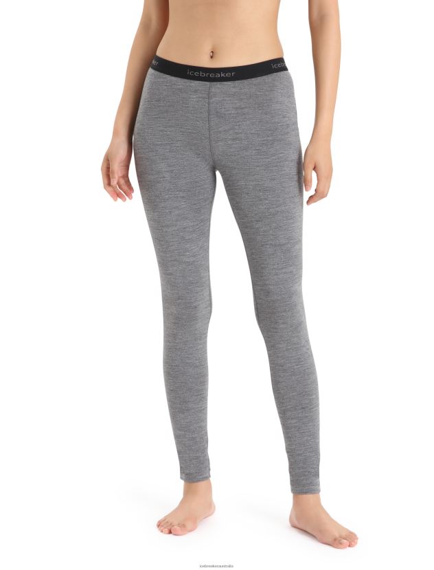 Icebreaker Women Merino 200 Oasis Thermal LeggingsGritstone Heather 80BXXP566 Clothing