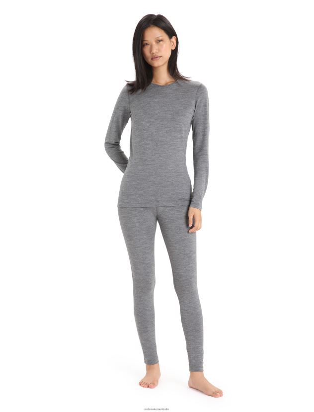Icebreaker Women Merino 200 Oasis Thermal LeggingsGritstone Heather 80BXXP566 Clothing