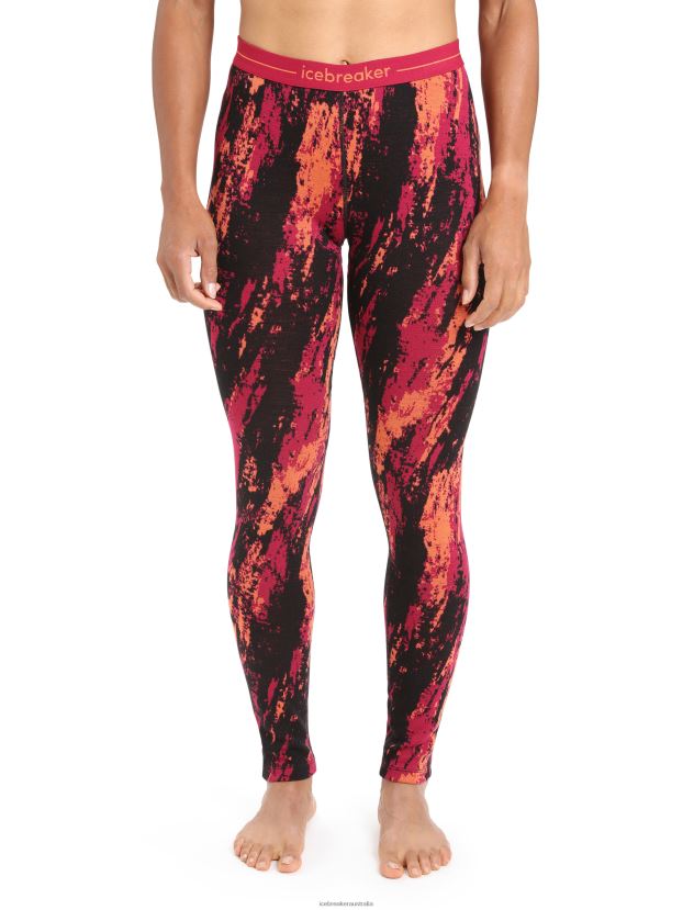 Icebreaker Women Merino 250 Vertex Thermal Leggings SedimentaryCherry/Flash 80BXXP825 Clothing