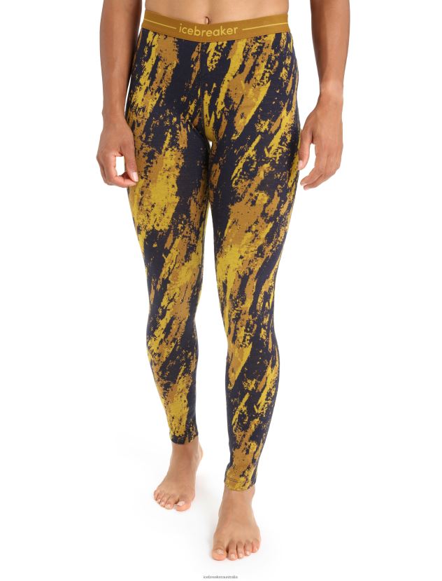 Icebreaker Women Merino 250 Vertex Thermal Leggings SedimentarySilent Gold/Clove 80BXXP826 Clothing